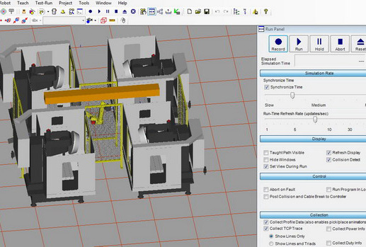 Desarrollo de simulación de celdas de manufactura